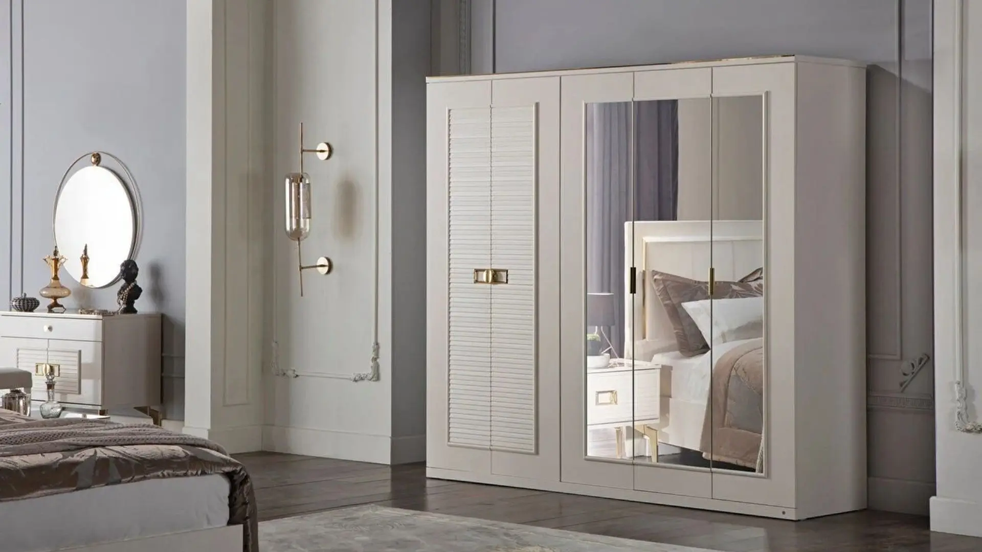 Mondi Home Veyron 5 Kapaklı Gardırop