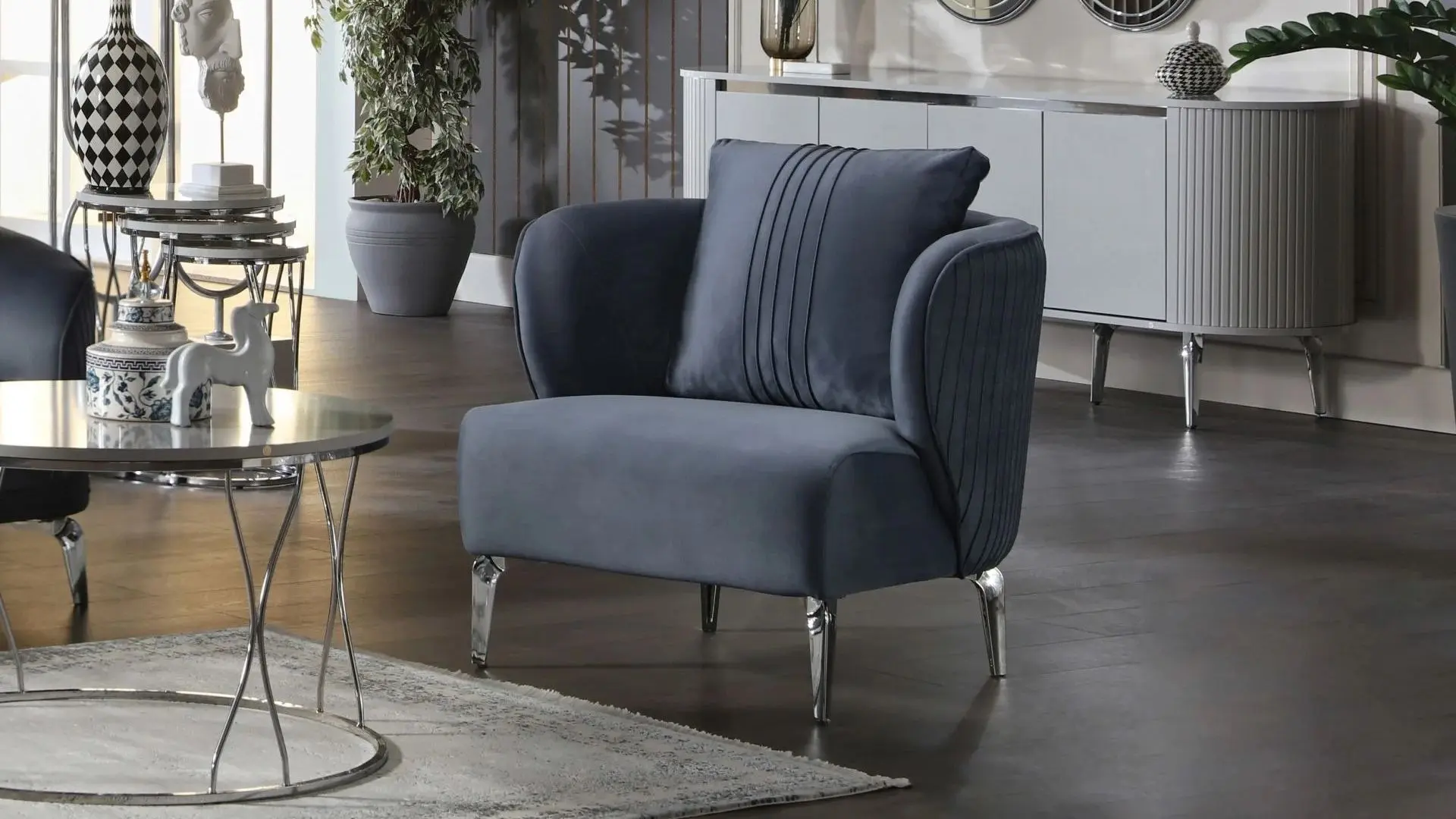Mondi Home Statü Berjer Mavi