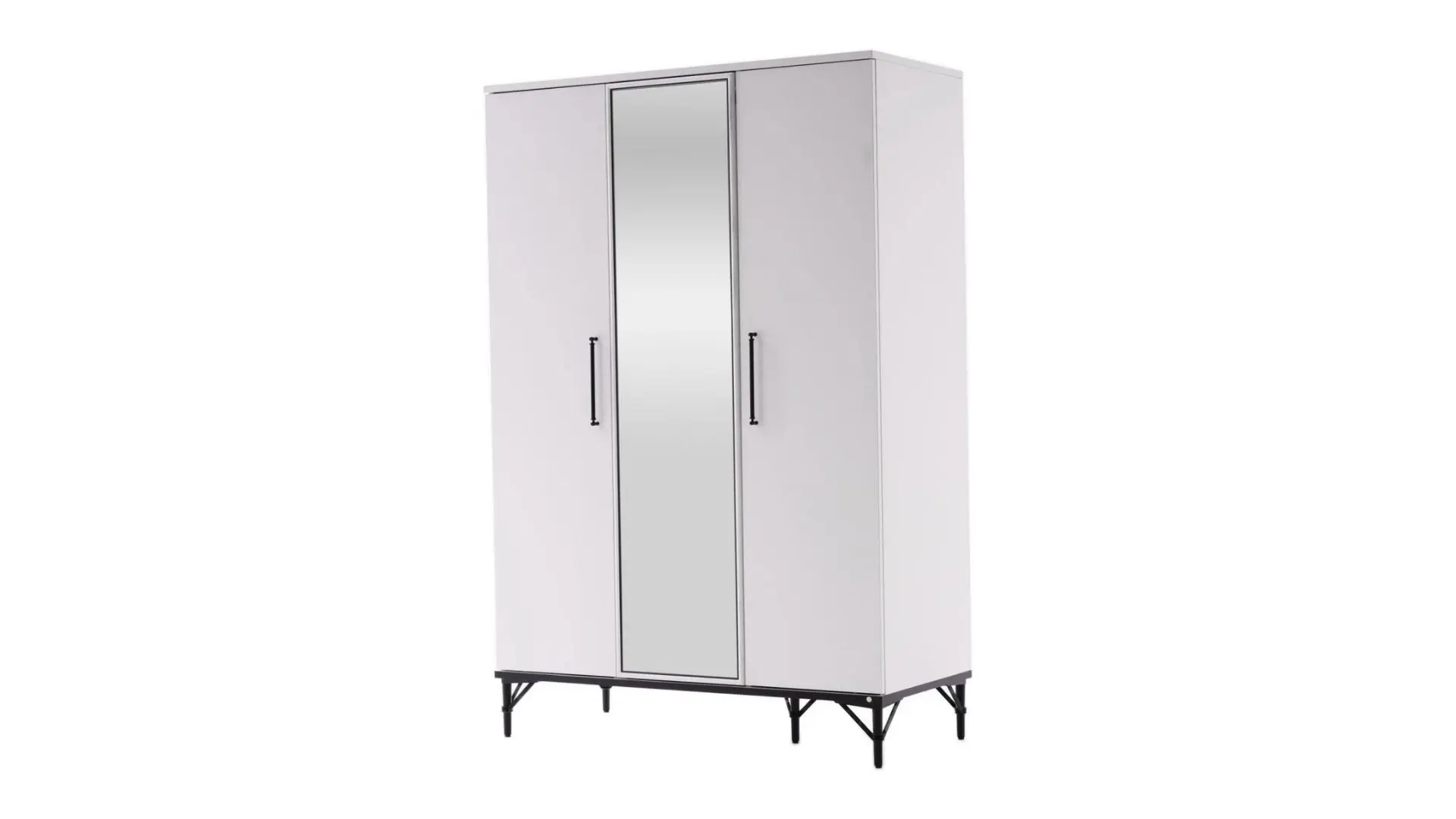 Mondi Home Linda 3 Kapaklı Gardırop Beyaz