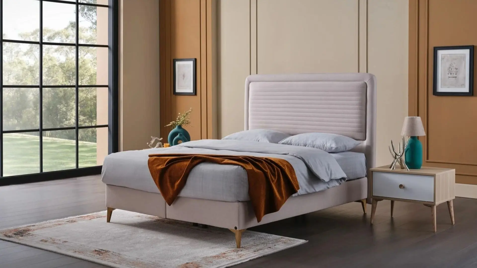 Mondi Home Star Baza Krem 180X200