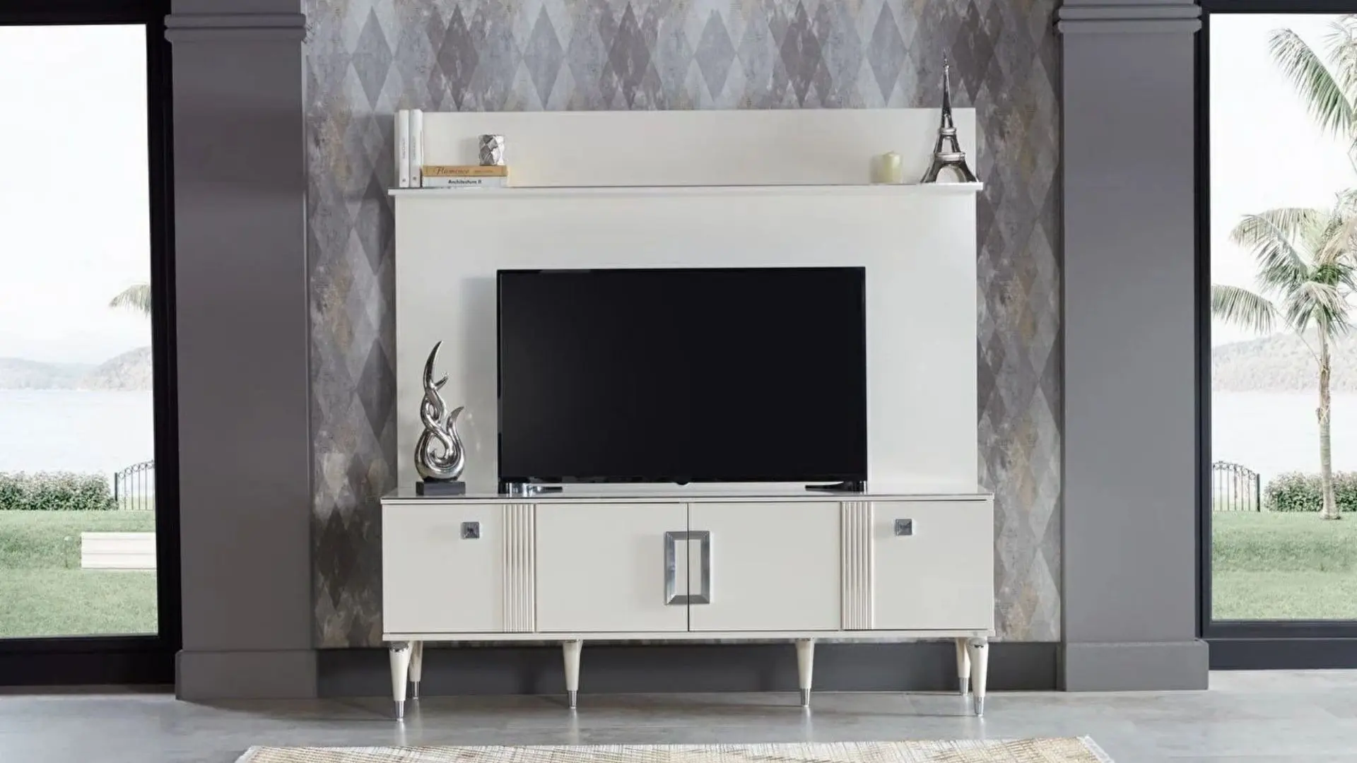 Mondi Home Perissa Krom Tv Ünitesi