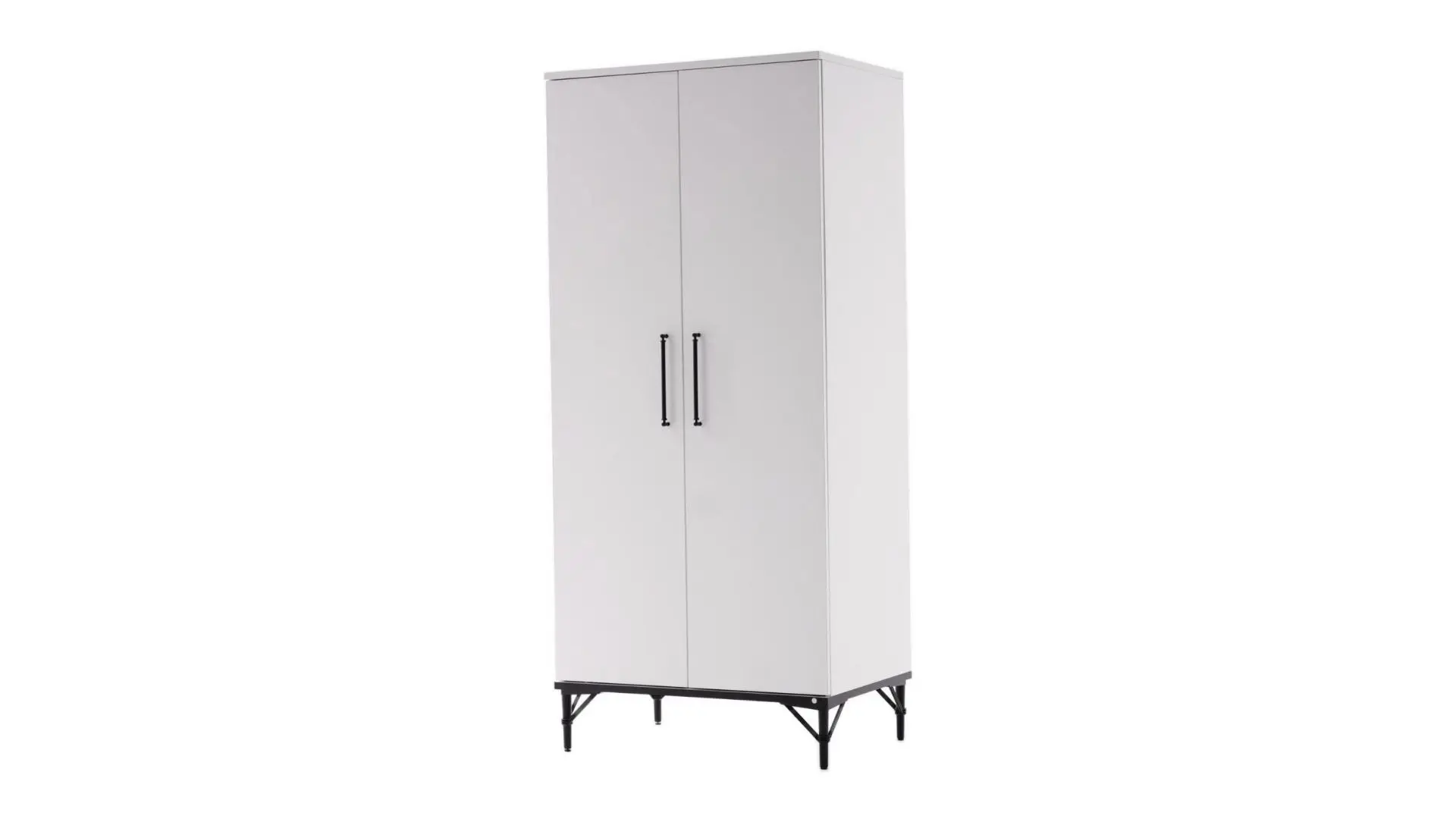 Mondi Home Linda 2 Kapaklı Gardırop Beyaz