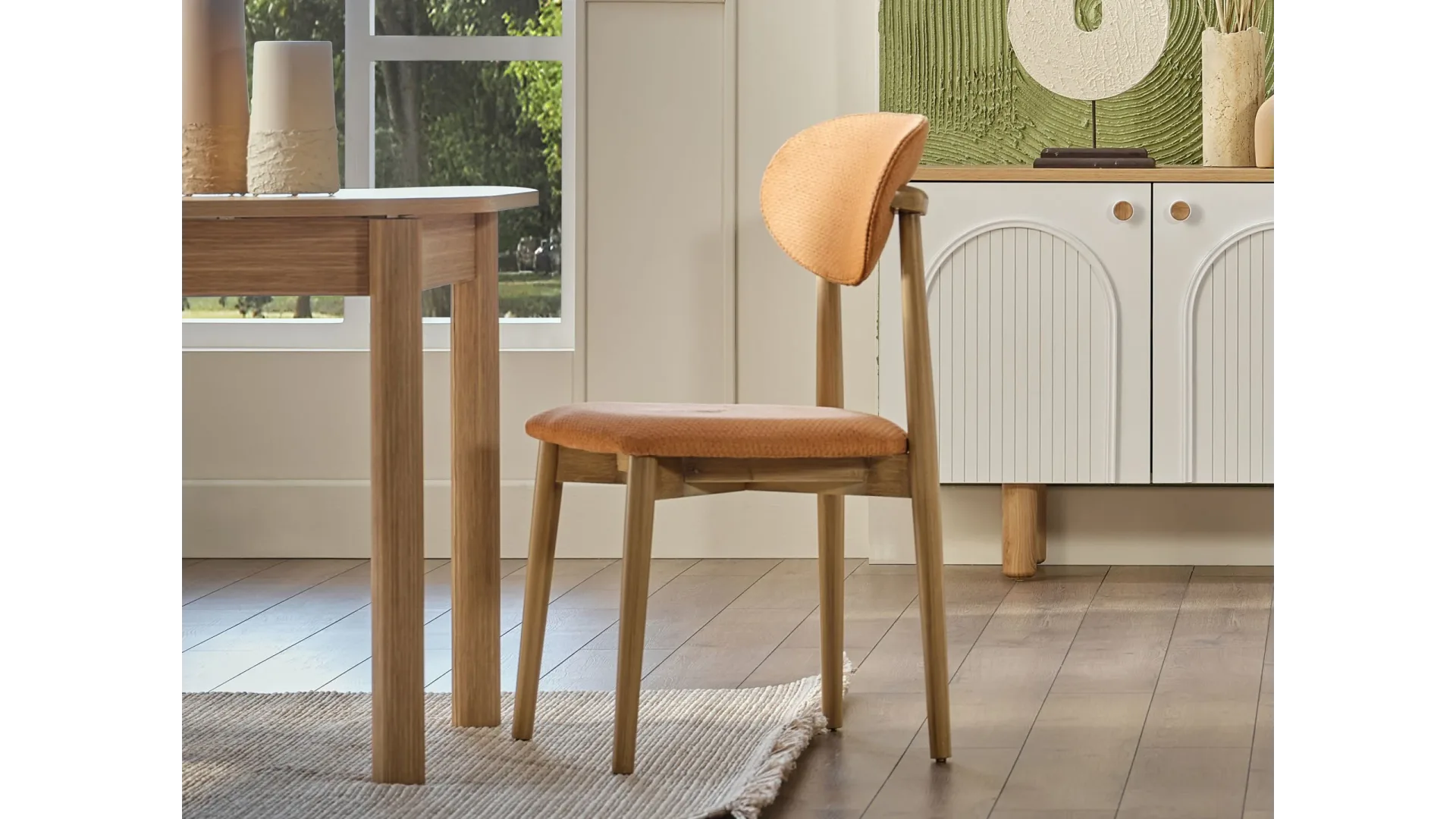 Mondi Home Bohemy 6516 2'li Sandalye Hardal